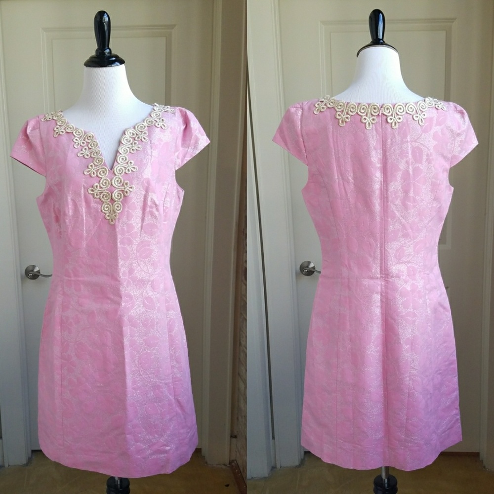 Lilly Pulitzer Pink Cap Sleeve Shift, 8